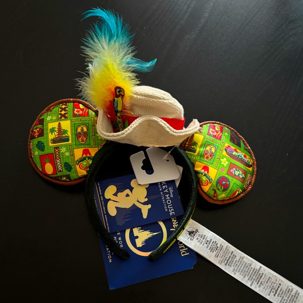 2022 Disney Parks Walt Disney World 50th Enchanted Tiki Room Minnie Ear Headband